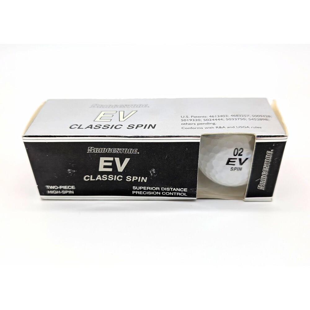 Bridgestone EV Classic Spin Golf Balls 2-Piece High Spin Control/Distance